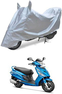 Blossom Trendz Two Wheeler Cover for Hero(Maestro Edge, Silver)