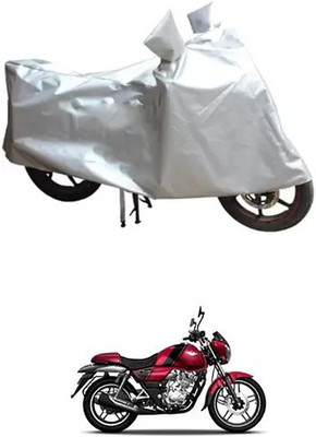 MSR STORE Two Wheeler Cover for Bajaj(Silver)