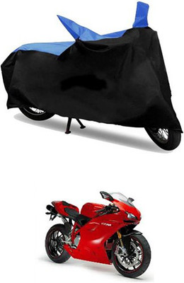 Autogard Two Wheeler Cover for Ducati(Blue, Black)