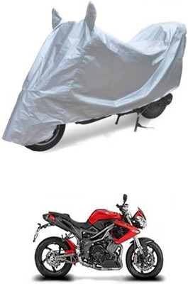 Blossom Trendz Two Wheeler Cover for DSK Benelli(TNT R, Silver)