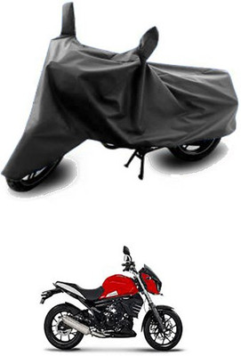 Blossom Trendz Two Wheeler Cover for Mahindra(Grey)