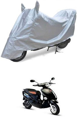 Blossom Trendz Two Wheeler Cover for Hero(Silver)