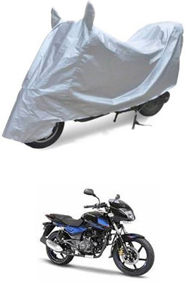 Blossom Trendz Two Wheeler Cover for Bajaj(Pulsar 150 DTS-i, Silver)