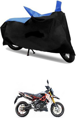 MSR STORE Two Wheeler Cover for Aprilia(Blue, Black)