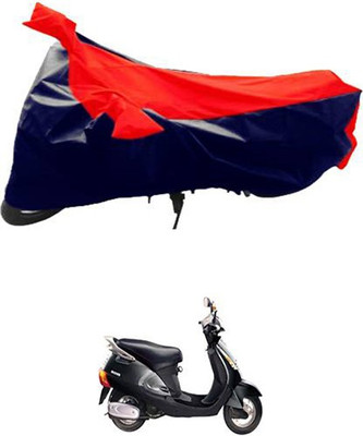 MSR STORE Two Wheeler Cover for Kinetic(Red, Blue)