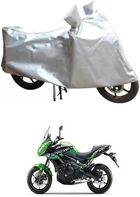 MSR STORE Two Wheeler Cover for Kawasaki(Silver)