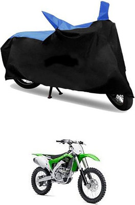 Autogard Two Wheeler Cover for Kawasaki(Blue, Black)