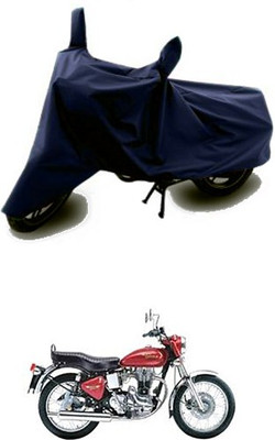 Blossom Trendz Two Wheeler Cover for Royal Enfield(Blue)