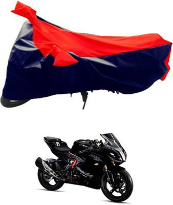 MSR STORE Two Wheeler Cover for TVS(Red, Blue)