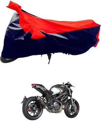 MSR STORE Two Wheeler Cover for Ducati(Red, Blue)