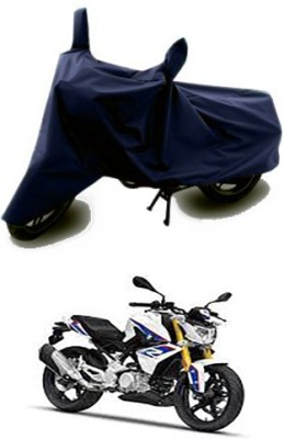 Blossom Trendz Two Wheeler Cover for BMW(Blue)