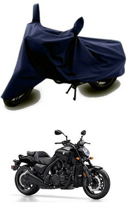 Blossom Trendz Two Wheeler Cover for Yamaha(VMAX, Blue)