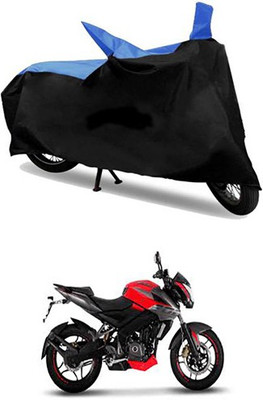 MSR STORE Two Wheeler Cover for Bajaj(Blue, Black)
