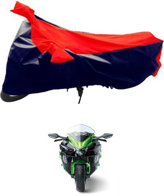 Autogard Two Wheeler Cover for Kawasaki(Red, Blue)