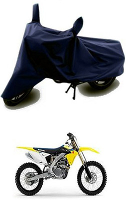 Blossom Trendz Two Wheeler Cover for Suzuki(Blue)