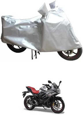 MSR STORE Two Wheeler Cover for Suzuki(Silver)