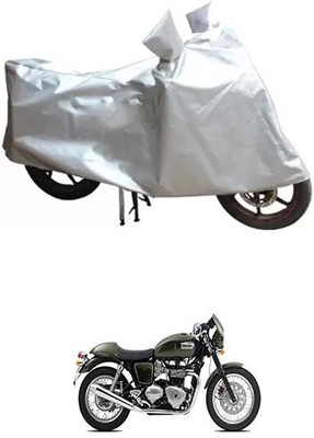 MSR STORE Two Wheeler Cover for Triumph(Silver)