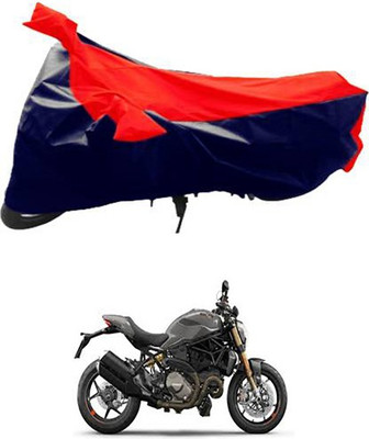 MSR STORE Two Wheeler Cover for Ducati(Red, Blue)
