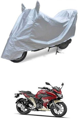 Blossom Trendz Two Wheeler Cover for Yamaha(Silver)