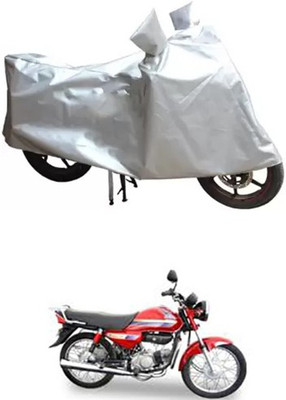 MSR STORE Two Wheeler Cover for Hero(CD Dawn, Silver)