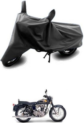 APNEK Waterproof Two Wheeler Cover for Royal Enfield(Twin spark, Grey)