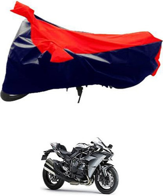 MSR STORE Two Wheeler Cover for Kawasaki(Red, Blue)