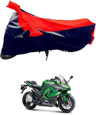 MSR STORE Two Wheeler Cover for Kawasaki(Ninja 1000, Red, Blue)