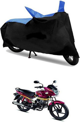 Autogard Two Wheeler Cover for Mahindra(Blue, Black)