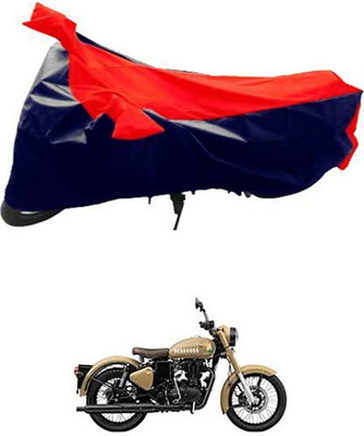MSR STORE Two Wheeler Cover for Royal Enfield(Red, Black)