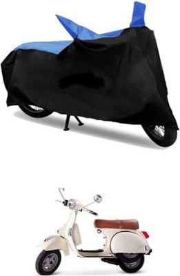 MSR STORE Two Wheeler Cover for LML(Blue, Black)