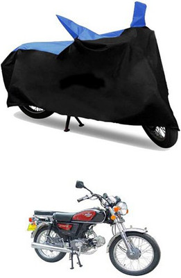 MSR STORE Two Wheeler Cover for Honda(CD, Blue, Black)