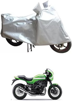MSR STORE Two Wheeler Cover for Kawasaki(Silver)