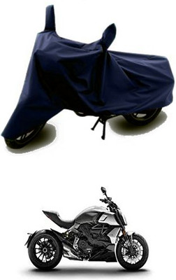 Blossom Trendz Two Wheeler Cover for Ducati(Blue)