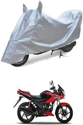 Blossom Trendz Two Wheeler Cover for Honda(CBF Stunner, Silver)