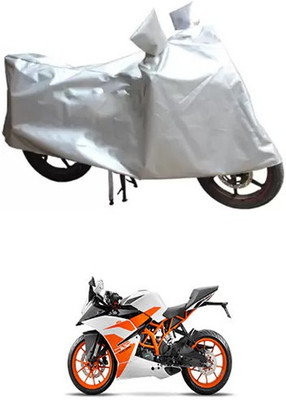 MSR STORE Two Wheeler Cover for KTM(Silver)