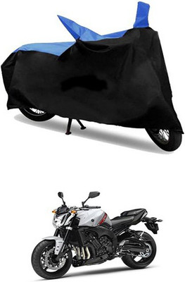 MSR STORE Two Wheeler Cover for Yamaha(Blue, Black)