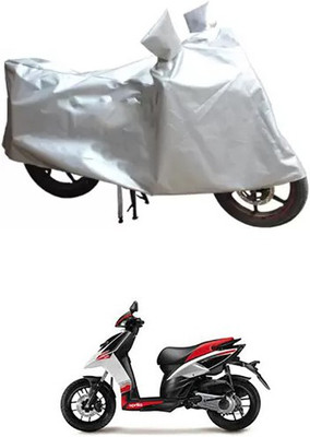 MSR STORE Two Wheeler Cover for Aprilia(SR 125, Silver)