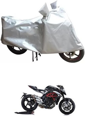 MSR STORE Two Wheeler Cover for Universal For Bike(Silver)