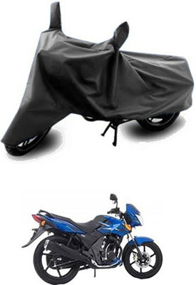 Blossom Trendz Two Wheeler Cover for TVS(Flame SR125, Grey)