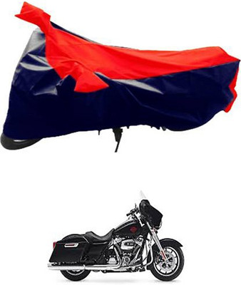 MSR STORE Two Wheeler Cover for Harley Davidson(Red, Blue)