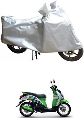 MSR STORE Two Wheeler Cover for Suzuki(Let's, Silver)
