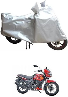 MSR STORE Two Wheeler Cover for TVS(Flame DS 125, Silver)