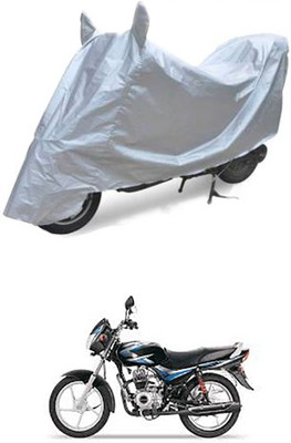 Blossom Trendz Two Wheeler Cover for Bajaj(CT100, Silver)