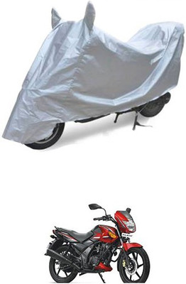 Blossom Trendz Two Wheeler Cover for TVS(Silver)