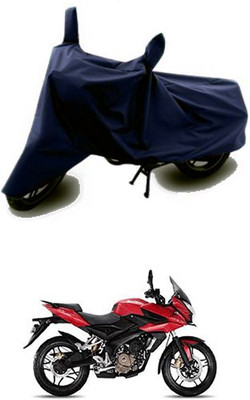 Blossom Trendz Two Wheeler Cover for Bajaj(Pulsar AS 150, Blue)