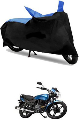 MSR STORE Two Wheeler Cover for LML(Blue, Black)