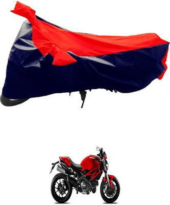 MSR STORE Two Wheeler Cover for Ducati(Red, Blue)