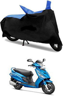 MSR STORE Two Wheeler Cover for Hero(Maestro Edge, Blue, Black)