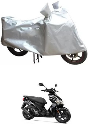 MSR STORE Two Wheeler Cover for Yamaha(Jog R, Silver)