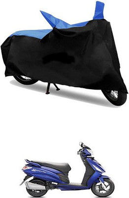 Autogard Two Wheeler Cover for Hero(Blue, Black)